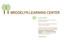 Tablet Screenshot of brooklynlearningcenter.com